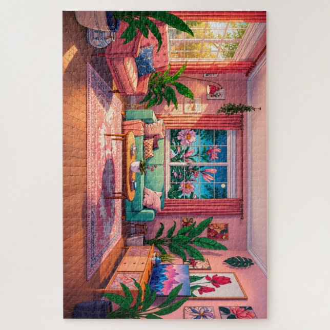 Puzzle Salon Botanique Cosy (Vertical)