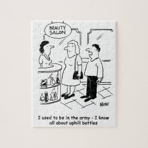 Puzzle Salon de beauté et bataille d'Uphill