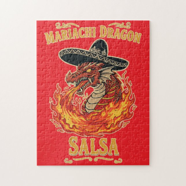 Puzzle Salsa Mariachi Dragon (Vertical)