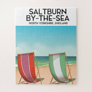 Puzzle Saltburn-by-the-Sea Vintage poster.