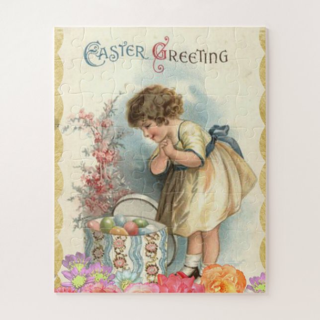 Puzzle Salutation de Pâques (Vertical)