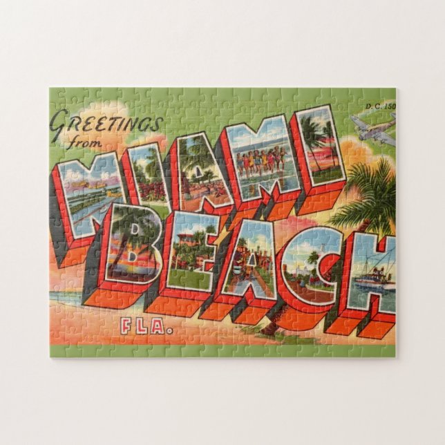 Puzzle Salutation Miami Beach (Horizontal)