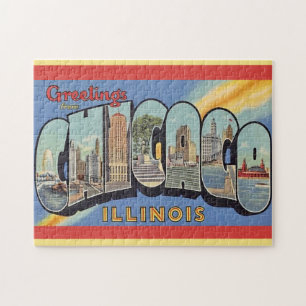 Puzzle Salutation vintage de Chicago