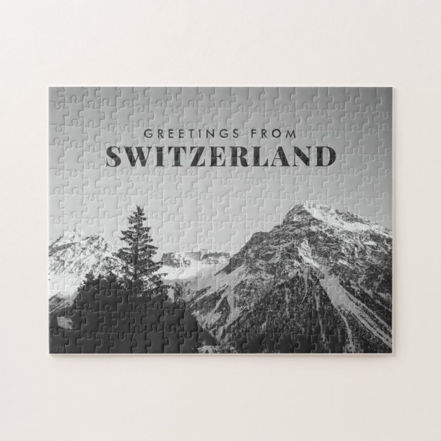 Puzzle Salutations de la Suisse (Horizontal)