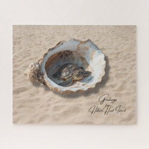 Puzzle Salutations de l'île de Hilton Head Tortue marine