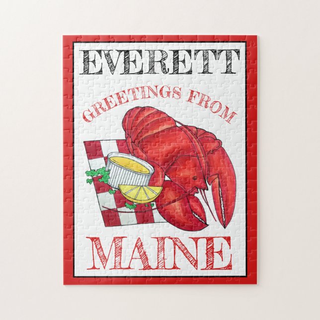Puzzle Salutations de Maine Lobster Shack Dîner de fruits (Vertical)