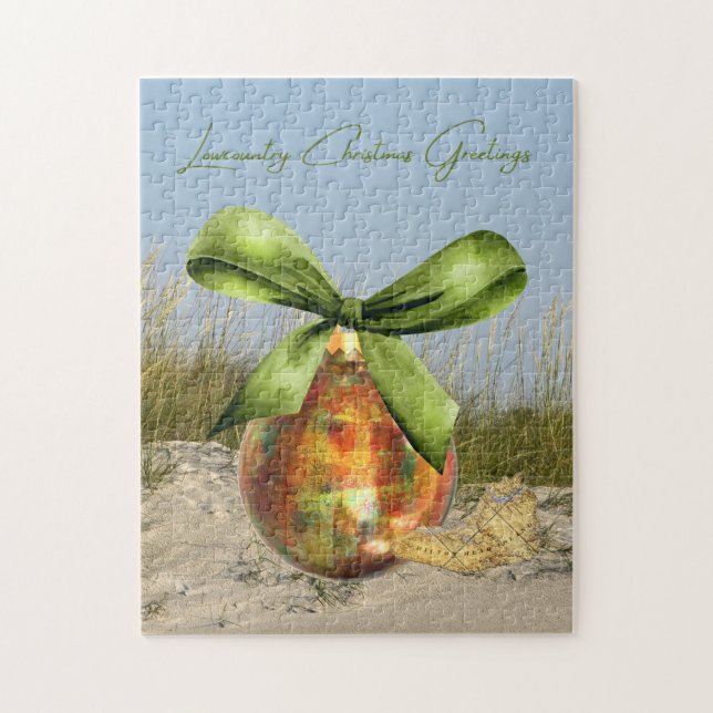 Puzzle Salutations de Noël dans le pays bas Hilton Head I (Vertical)