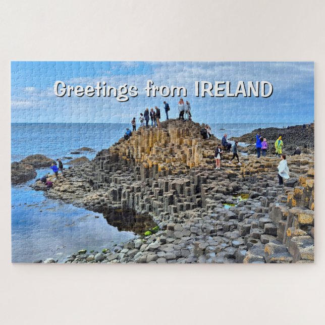 Puzzle Salutations d'Irlande : Chaussée du Géant, Antrim (Horizontal)