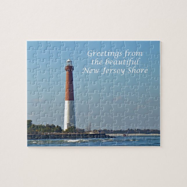 Puzzle Salutations du New Jersey - Barnegat Light (Horizontal)