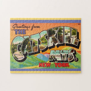 Puzzle Salutations vintage des montagnes de Catskill