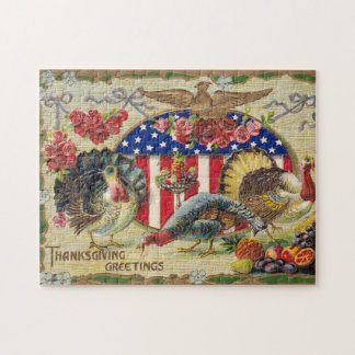 Puzzle Salutations vintages d'action de grâces