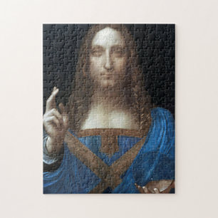 Puzzle Salvator Mundi, Jésus Christ, Léonard de Vinci