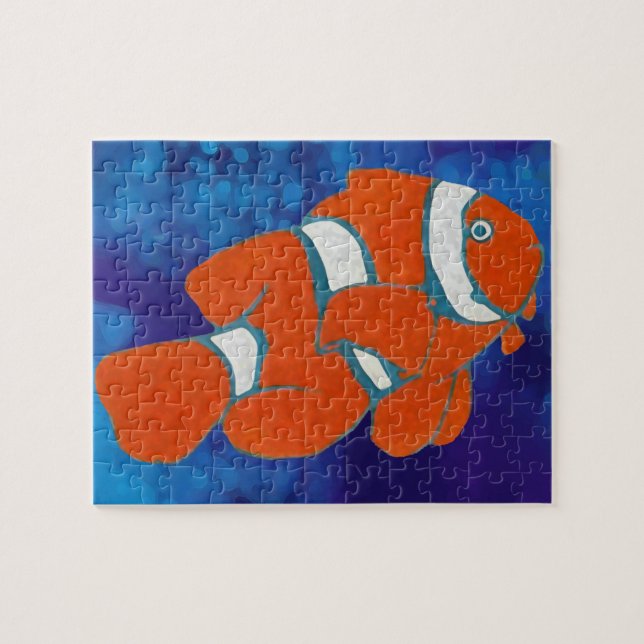 Puzzle salwater tropcal clown fish (Horizontal)