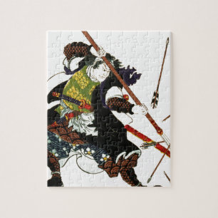 Puzzle Samouraïs de Ronin guidant l'art du Japon de
