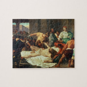 Puzzle Samson a trahi par Delilah (l'huile sur la toile)