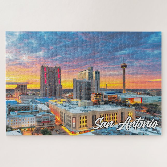 Puzzle San Antonio, Texas, États-Unis (Horizontal)