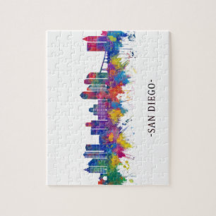 Puzzle San Diego California Skyline
