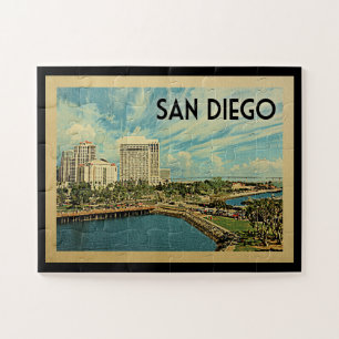 Puzzle San Diego California Vintage voyage