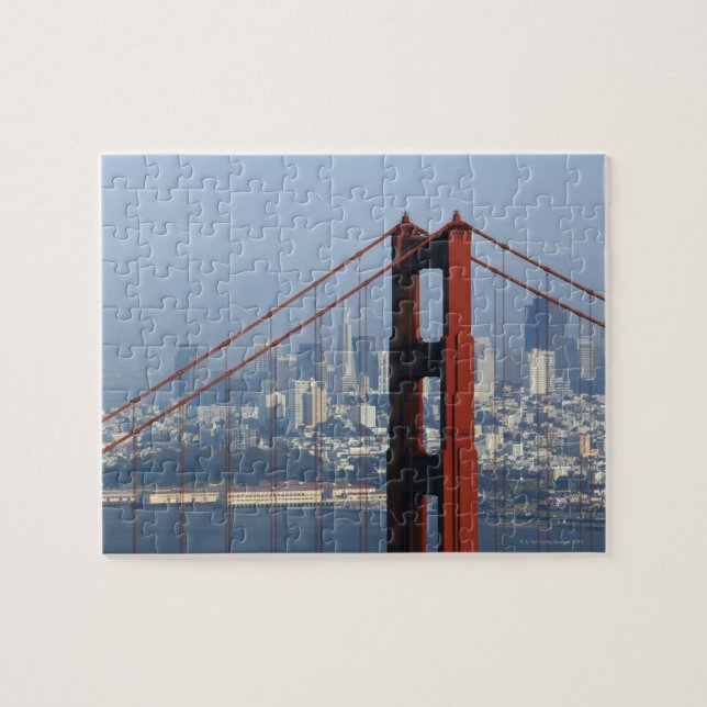 Puzzle San Francisco a vu par Golden Gate Bridge. (Horizontal)