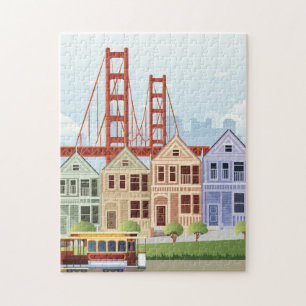 Puzzle San Francisco   les dames peintes