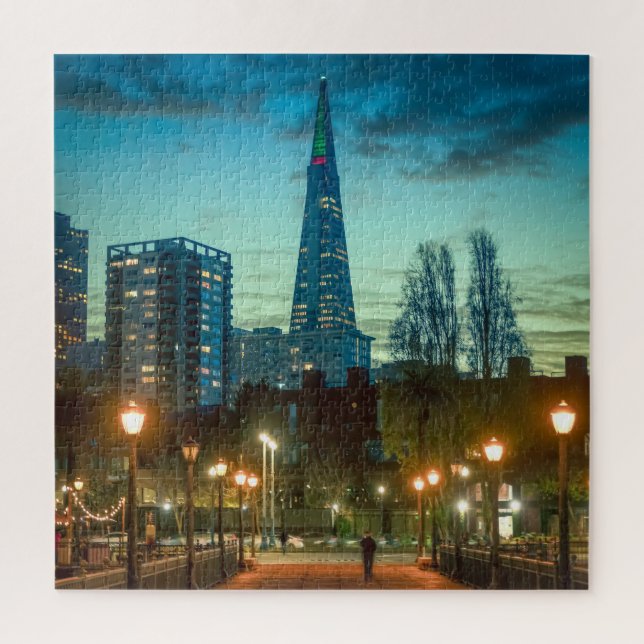Puzzle San Francisco Skyline Transamerica City Photo (Vertical)