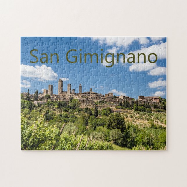 Puzzle San Gimignano Toscane Italie Panorama Souvenir (Horizontal)