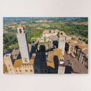 Puzzle San Gimignano vu du ciel, Toscane
