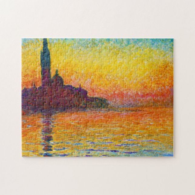 Puzzle San Giorgio Maggiore à Dusk Claude Monet (Horizontal)