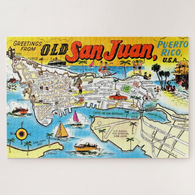 Puzzle San Juan Porto Rico (Horizontal)