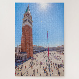 Puzzle San Marco carré et clocher, Venise, Italie