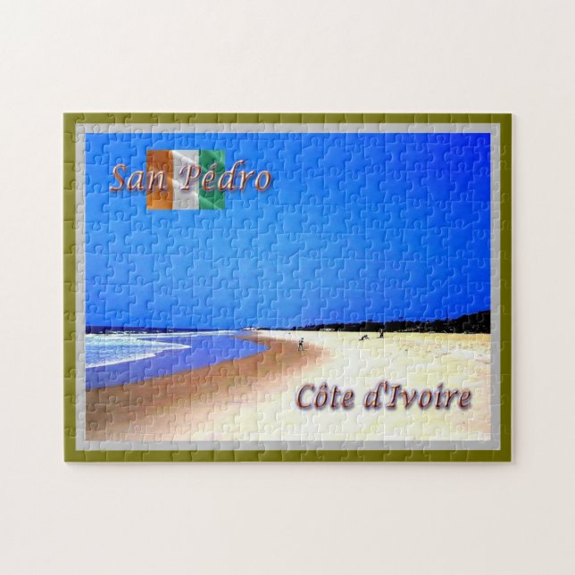 Puzzle San Pedro - plage (Horizontal)