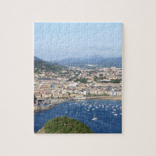 Puzzle San Sebastian beautiful scenic coastline
