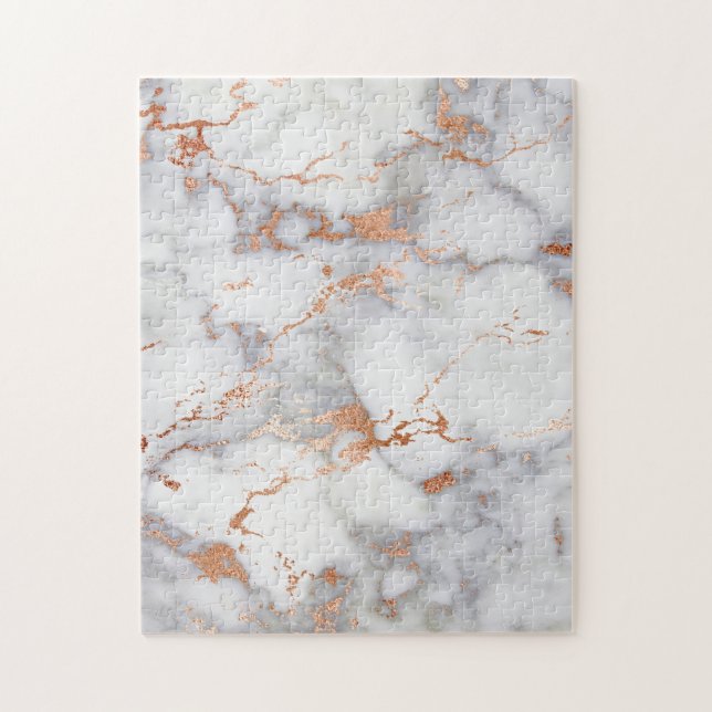 Puzzle Sand Accents and White Abstract Pattern (Vertical)