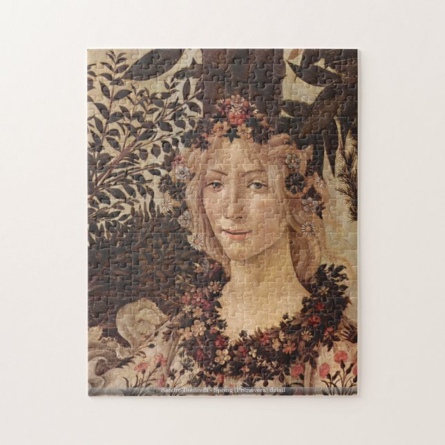 Puzzle Sandro Botticelli - détail de ressort (Primavera) (Vertical)