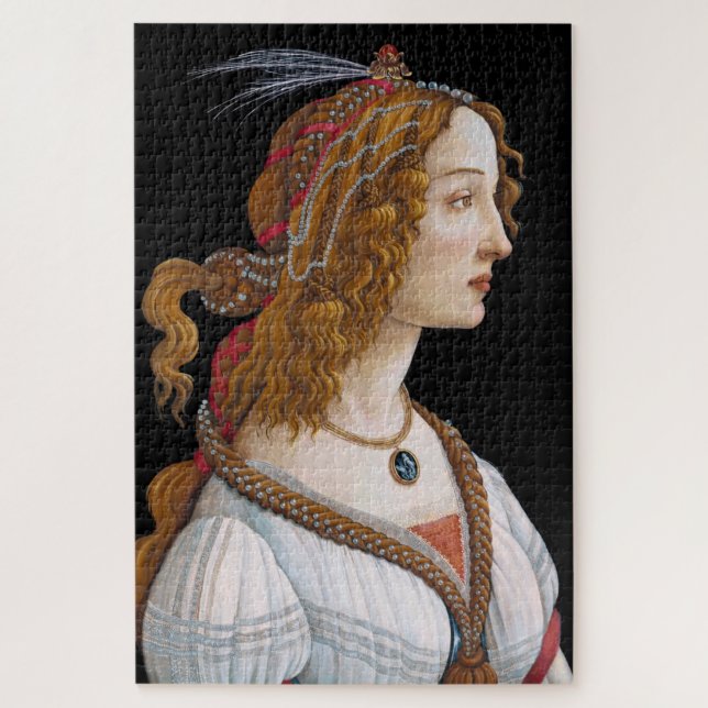 Puzzle Sandro Botticelli - Portrait de Simonetta Vespucci (Vertical)