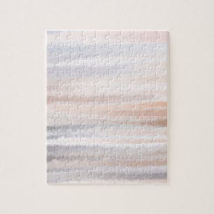 Puzzle Sandy Beach Été Tan Aquarelle Abstraite