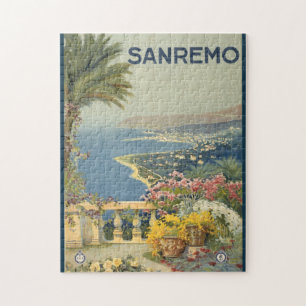 Puzzle Sanremo Italy Vintage