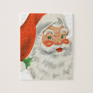 Puzzle Santa Claus rétro vintage