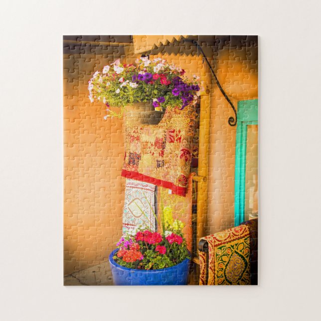 Puzzle Santa Fe Nouveau-Mexique. (Vertical)