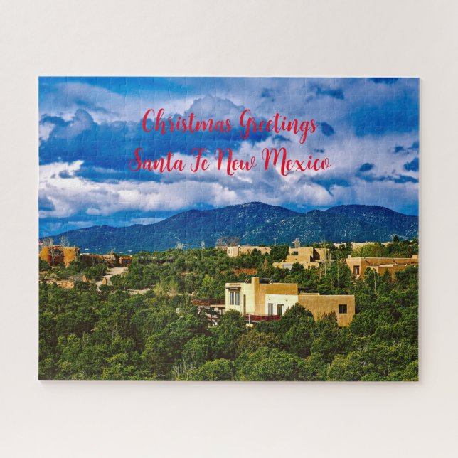 Puzzle Santa Fe Nouveau-Mexique. (Horizontal)