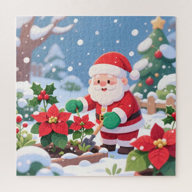 Puzzle Santa’s Secret Winter Garden (Vertical)
