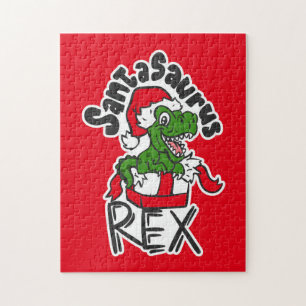 Puzzle Santasaurus