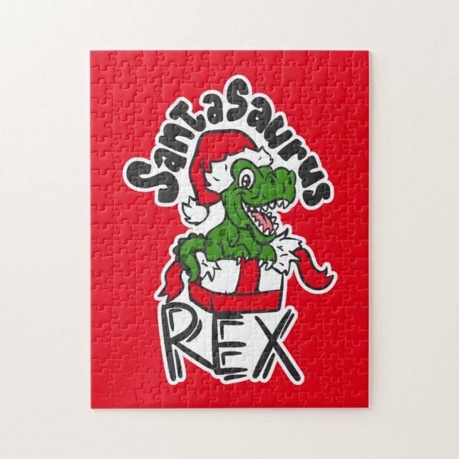Puzzle Santasaurus (Vertical)