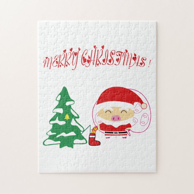 Puzzle Sapin de Noël (Vertical)