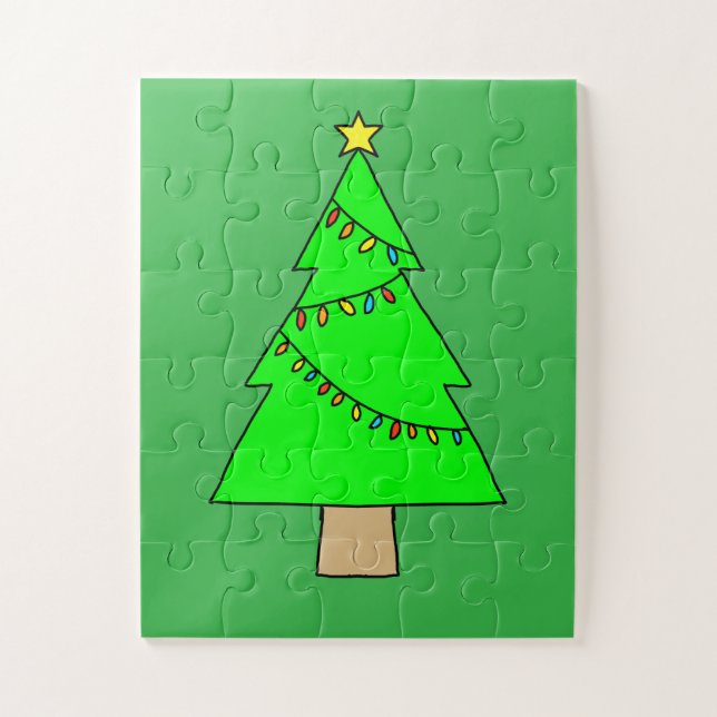 Puzzle Sapin de Noël (Vertical)