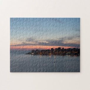 Puzzle Sarande, Albanie, au coucher du soleil