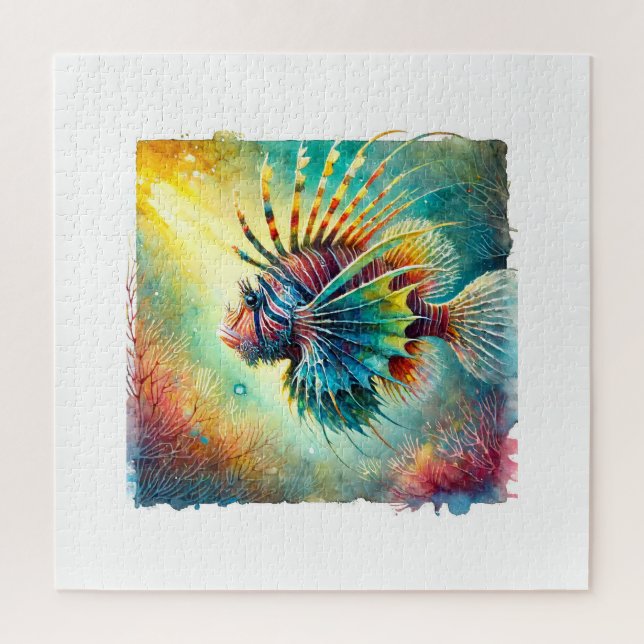 Puzzle Sargassum Fish 130624AREF121 - Watercolor (Vertical)