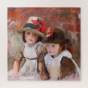 Puzzle Sargent - Village Children, famous painting,