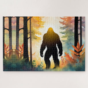 Puzzle Sasquatch d'automne Paysage coloré