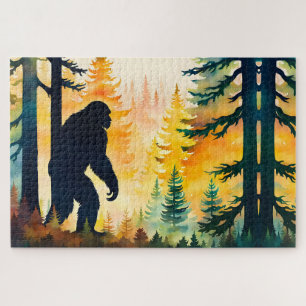 Puzzle Sasquatch d'automne Paysage coloré